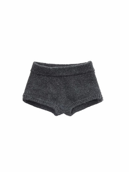 Fair Island Vintage Pony Jacquard Knitted Short Cardigan High Waist Shorts Set Of 2【s0000014592】