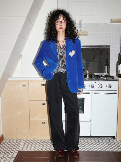 "Mountain Xu" Mid-Rise Slightly Elastic Jeans Look Tall Slim Straight-Legged Pants【s0000014719】