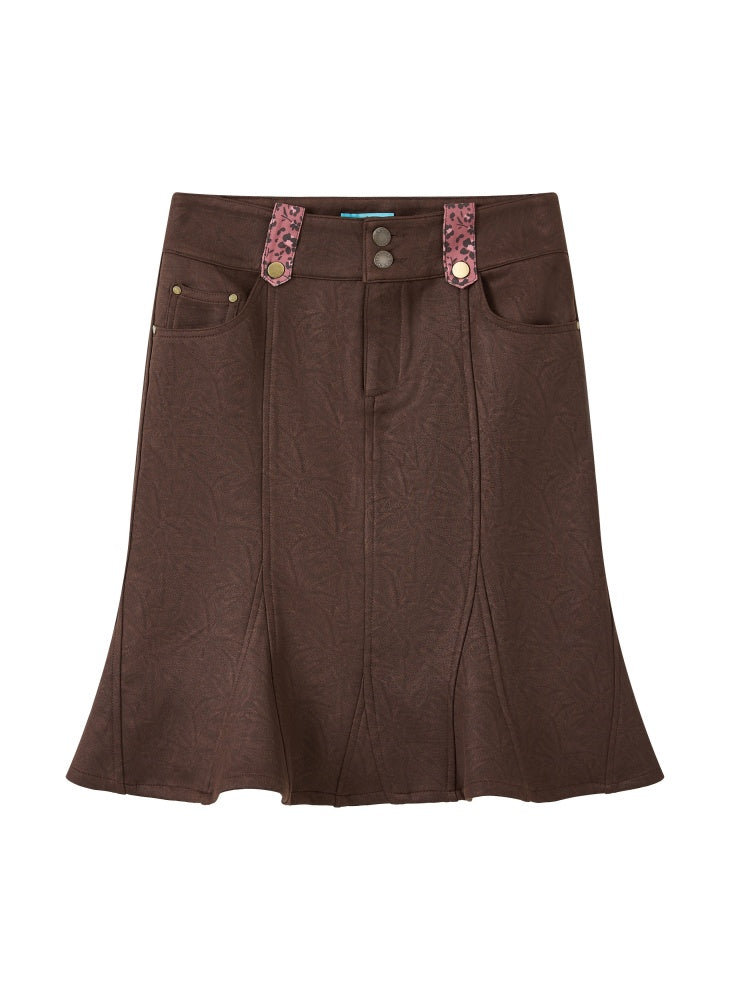 "Seven-Point Tone" Suede Mermaid Skirt Elegant High-End Retro Slimming【s0000014723】