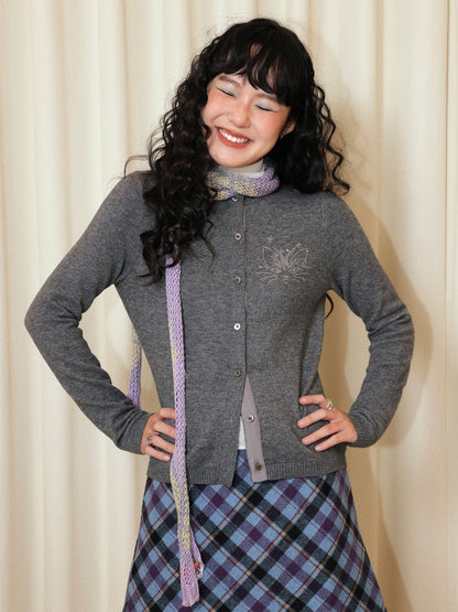 "Kitten Wednesday" Patchwork Cardigan【s0000014725】