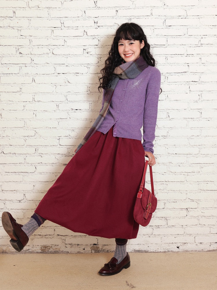 "Kitten Wednesday" Patchwork Cardigan【s0000014725】