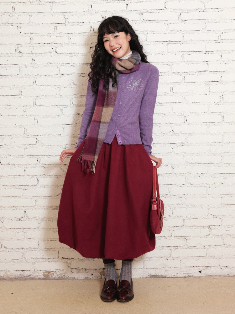 "Kitten Wednesday" Patchwork Cardigan【s0000014725】