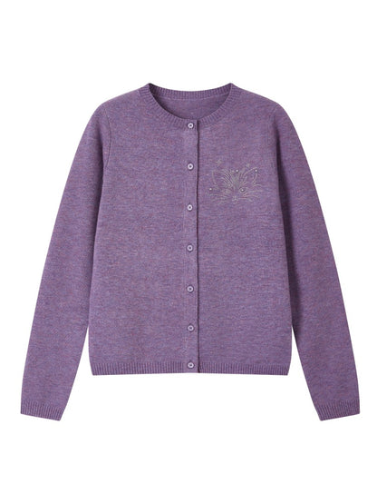 "Kitten Wednesday" Patchwork Cardigan【s0000014725】