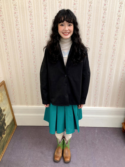 "Twilight Secret Words" Dropped Shoulder Long-Sleeved Shirt【s0000014726】