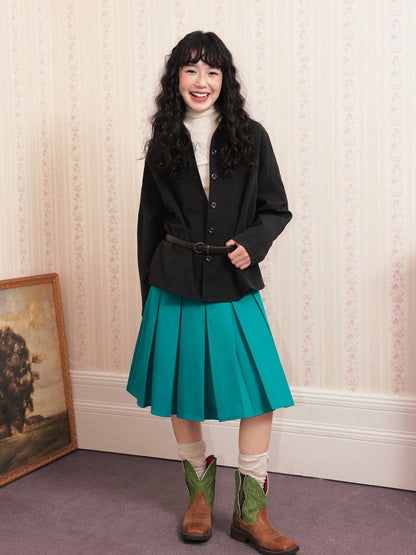 "Twilight Secret Words" Dropped Shoulder Long-Sleeved Shirt【s0000014726】