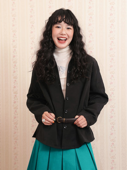 "Twilight Secret Words" Dropped Shoulder Long-Sleeved Shirt【s0000014726】