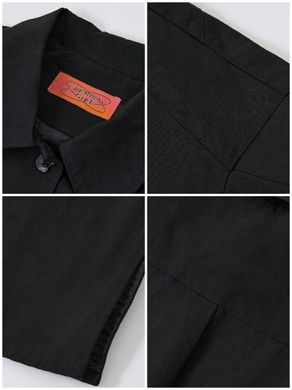 "Twilight Secret Words" Dropped Shoulder Long-Sleeved Shirt【s0000014726】