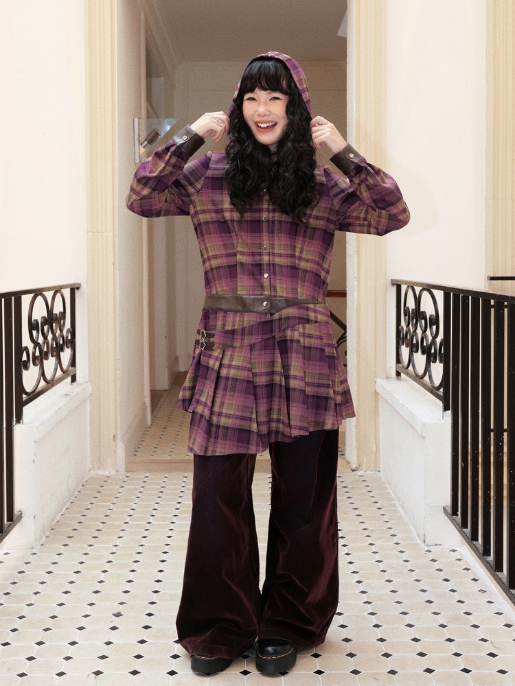 "Seventh Mist" Micro-Elastic Flocked Glossy Jeans【s0000014736】