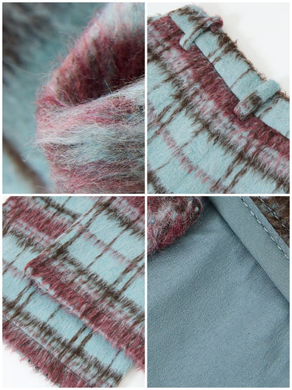 "Fleece Walk" Semi-Elastic Waist Slightly Woolen Slacks【s0000014738】