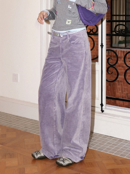 "Winter Ensemble" Micro-Elastic Corduroy Slacks【s0000014740】