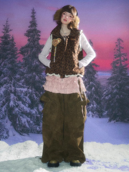 American Retro Design Bow High Waist Slimming Casual Trousers【s0000014777】