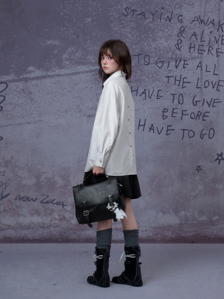 Playful Sweet Cool Original Comic Print Shirts Niche Tie【s0000014793】