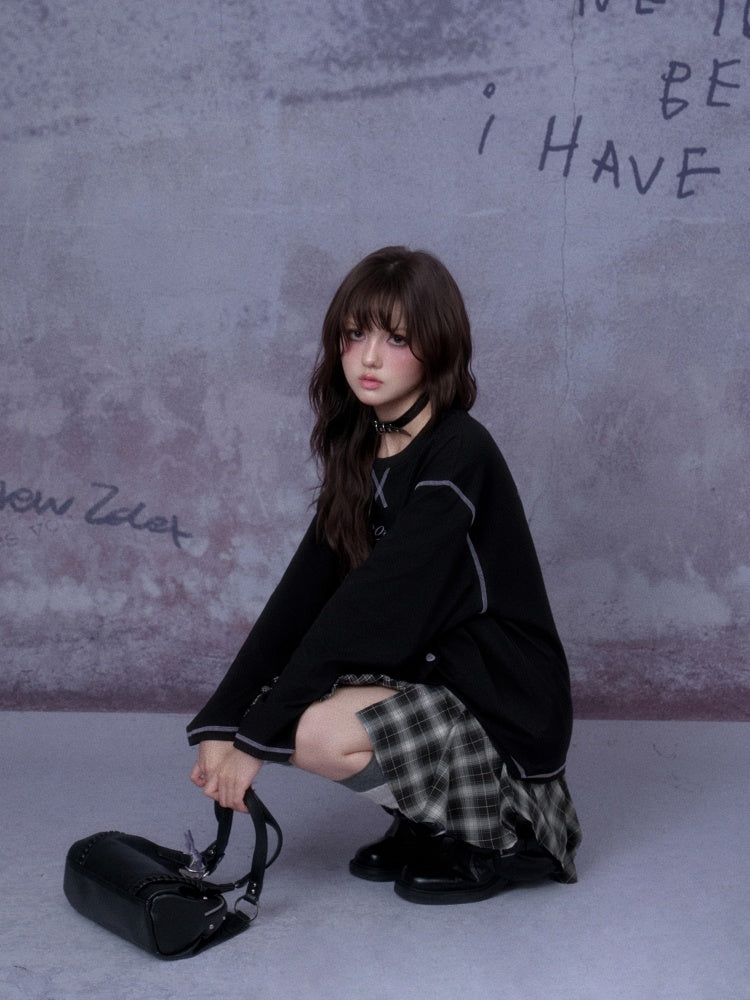 Witch's Poison Print Loose Versatile Slimming T-Shirt【s0000014794】