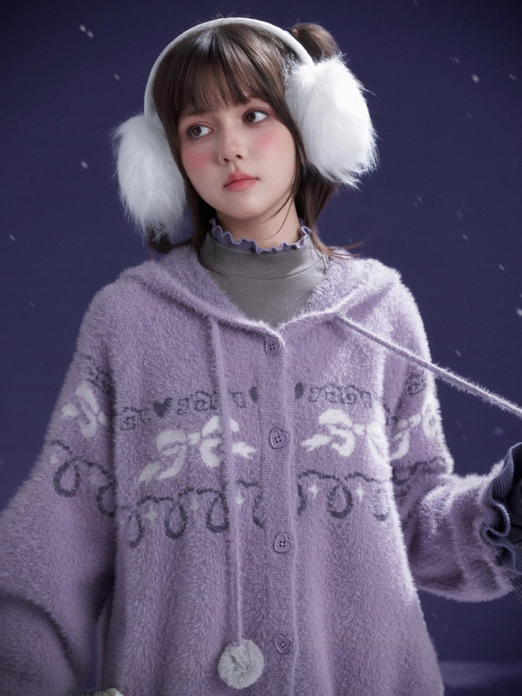 A Bite Of Sweet Glutinous Sweater Short Skirt Set【s0000014806】