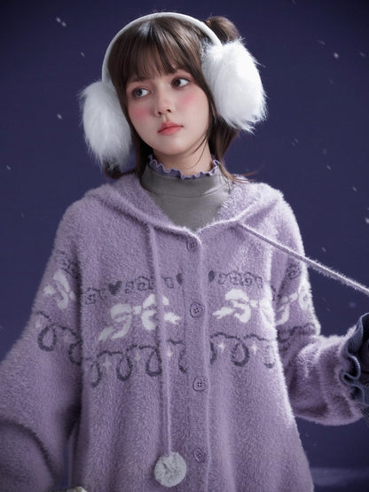 A Bite Of Sweet Glutinous Sweater Short Skirt Set【s0000014806】