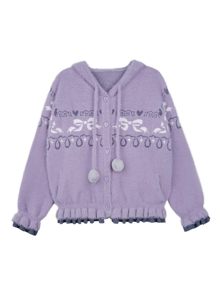 A Bite Of Sweet Glutinous Sweater Short Skirt Set【s0000014806】