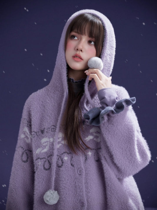 A Bite Of Sweet Glutinous Sweater Short Skirt Set【s0000014806】