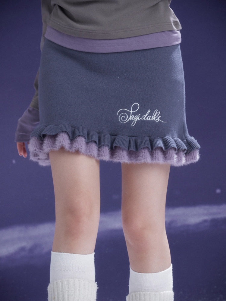 A Bite Of Sweet Glutinous Sweater Short Skirt Set【s0000014806】