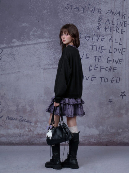 Original Two-Color Love Acrylic Carabiner Suede Bear Bag Pendant Accessory【s0000014807】