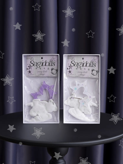 Original Two-Color Love Acrylic Carabiner Suede Bear Bag Pendant Accessory【s0000014807】