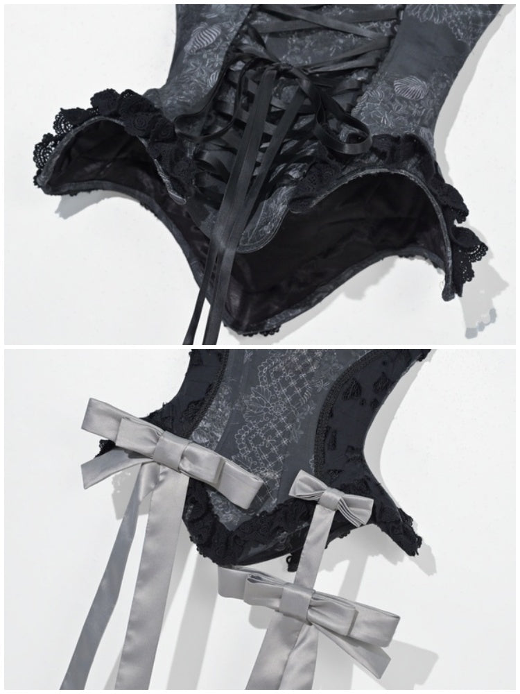 Magic Box Of The God Of Love Fishbone Corset Rococo Slim Waist Girdle【s0000014812】