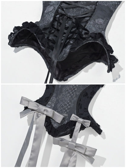 Magic Box Of The God Of Love Fishbone Corset Rococo Slim Waist Girdle【s0000014812】