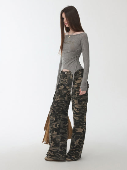 Rhinestone Garter With Boat Neck Wrinkled Knitted Base Layer Slim Down Lazy Top【s0000014979】