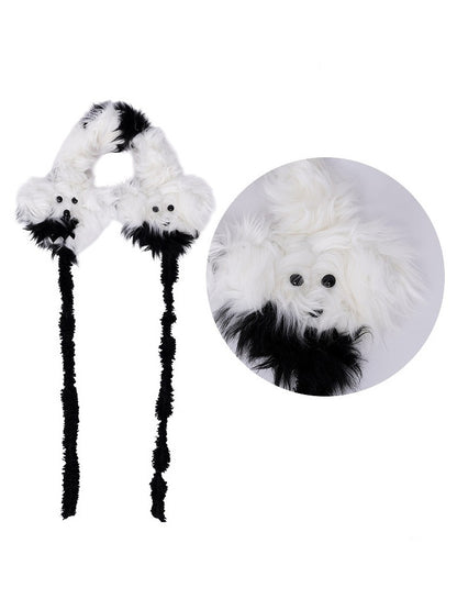 Plush Solid Color Warm Puppy Earmuff【s0000014982】
