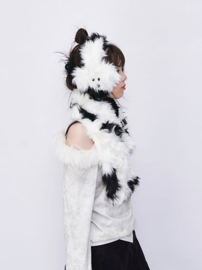 Plush Solid Color Warm Puppy Earmuff【s0000014982】
