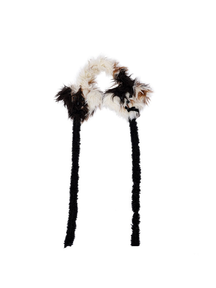 Plush Solid Color Warm Puppy Earmuff【s0000014982】