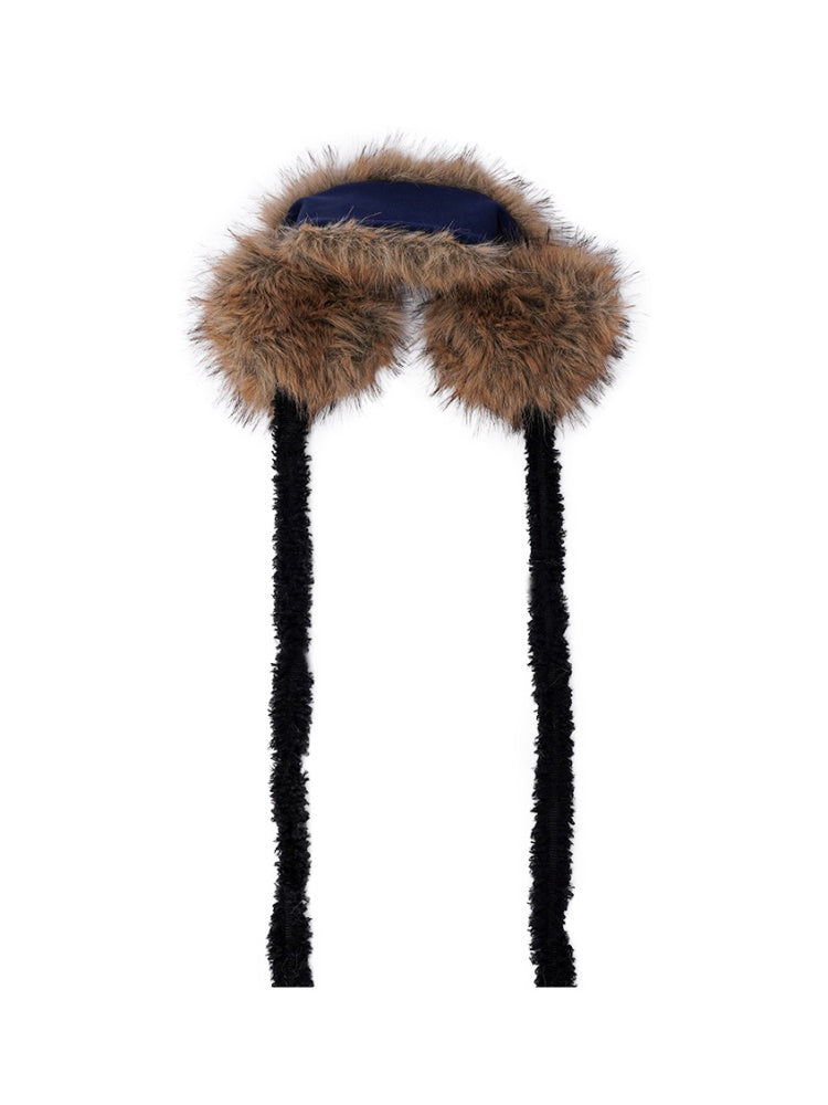 Plush Solid Color Warm Scarf Cute Cold-Proof Earmuffs【s0000014983】