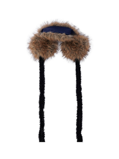 Plush Solid Color Warm Scarf Cute Cold-Proof Earmuffs【s0000014983】