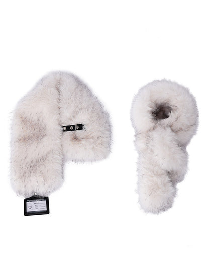 Heavy Industries Plush Panels Warm Bib Neck Versatile Scarf【s0000014984】