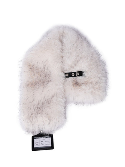 Heavy Industries Plush Panels Warm Bib Neck Versatile Scarf【s0000014984】