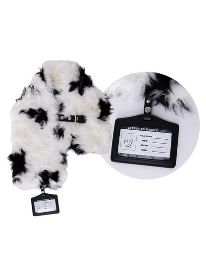 Original Babes Heavy Industries Plush Panels Warm Bib Neck Versatile Scarf【s0000014985】