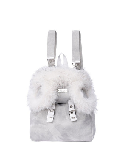 Bear Backpack Cute Class Furry Bag Crossbody Schoolbag【s0000014986】