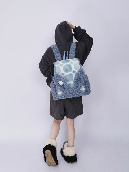 Rabbit Ears Fur Backpack Cute Class Bag Schoolbag【s0000014987】