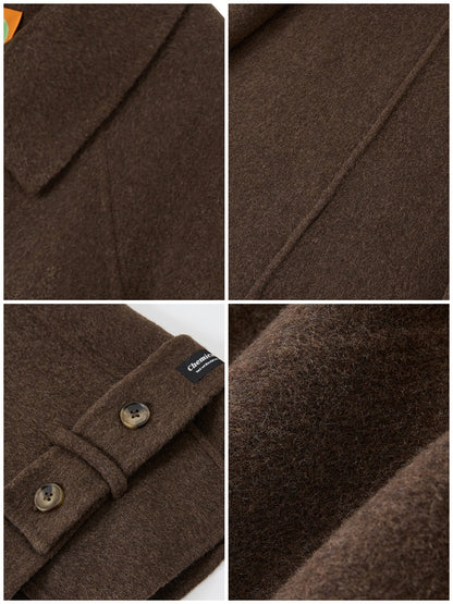 Double-Faced Wool Long Thick Coat【s0000014988】