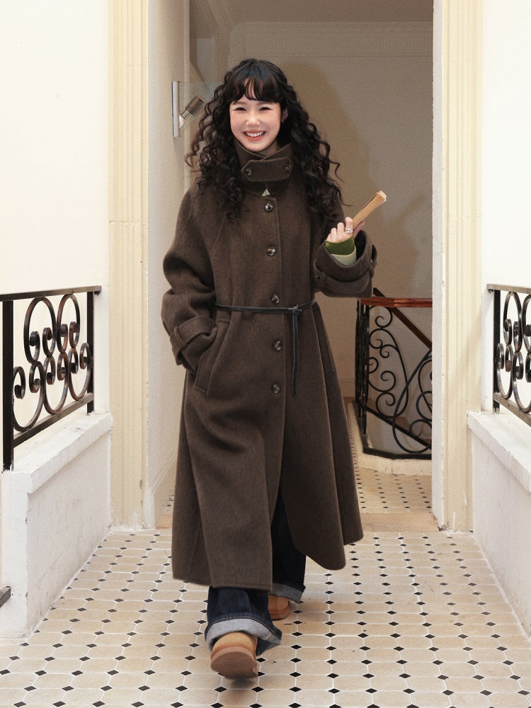 Double-Faced Wool Long Thick Coat【s0000014988】