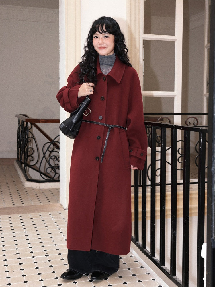 Double-Faced Wool Long Thick Coat【s0000014988】