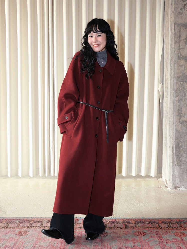Double-Faced Wool Long Thick Coat【s0000014988】
