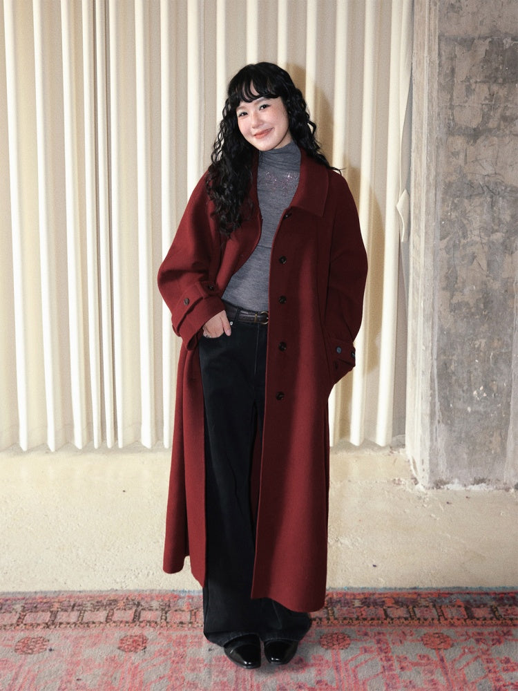 Double-Faced Wool Long Thick Coat【s0000014988】