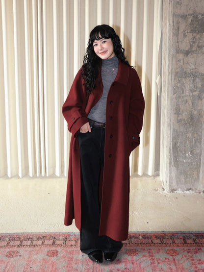 Double-Faced Wool Long Thick Coat【s0000014988】