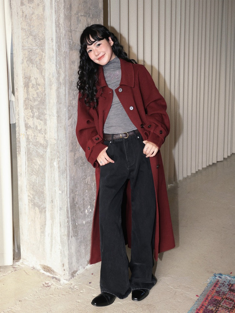Double-Faced Wool Long Thick Coat【s0000014988】