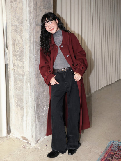 Double-Faced Wool Long Thick Coat【s0000014988】