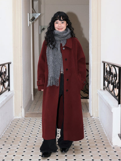 Double-Faced Wool Long Thick Coat【s0000014988】