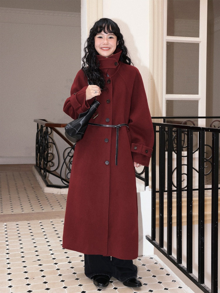 Double-Faced Wool Long Thick Coat【s0000014988】