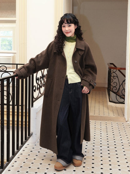 Double-Faced Wool Long Thick Coat【s0000014988】