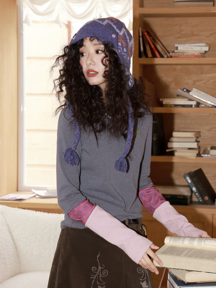 Fair Island Ear Protection Knitted Woolen Flying Hat Thickened Balaclava【s0000014992】
