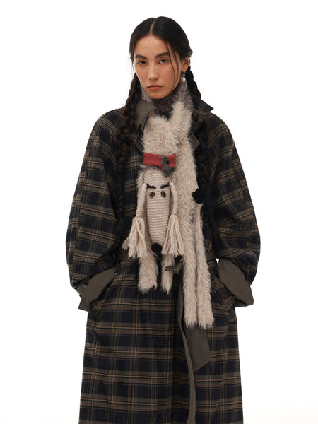 Mohair Wool Heavy Industry Puppy Warm Cute Scarf 【s0000014998】